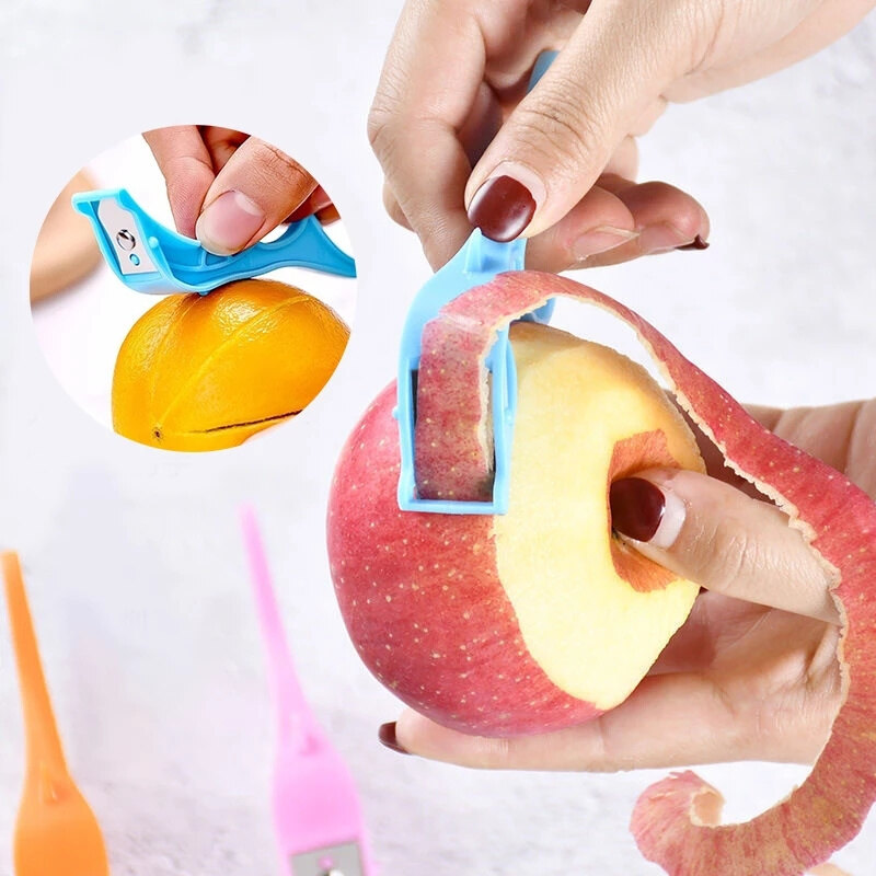 Multifunctional Fruit and Vegetable Peeler Compact Ring Continuous Scraping Tool Apple Peeler Household Kitchen Gadget Accessories