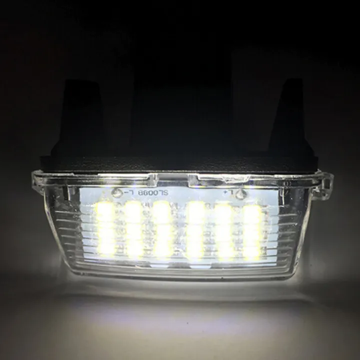 white led number plate lights
