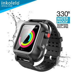 Ốp Chống Nước Inkolelo, Dành Cho Apple Watch Series 3 Với Dây Đeo Silicon thumbnail