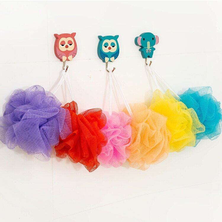 Multi Color Mesh Ball For Bath Shower Bathtubs Cool Ball Body Skin Cleanser Body Cleaning Tools Bathroom Accessories Products