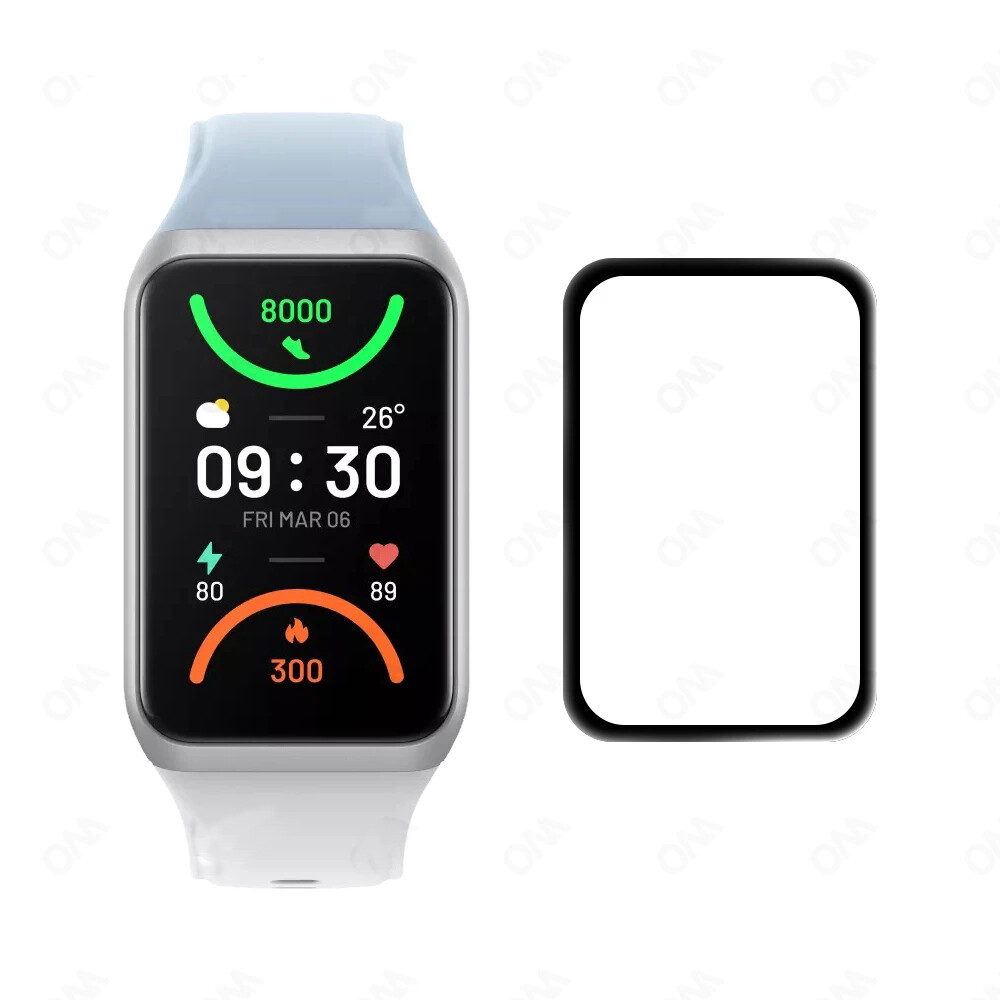 Screen Protector Film For OPPO band 2 smart watch 3D PMMA Screen Protector Full Coverage and HD Clear Soft Film