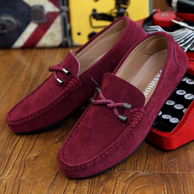 👞👞 Mazefeng Brand Big Size Cow Suede Leather Men Flats 2023 New Men Casual Shoes High Quality Men Loafers Moccasin Driving Shoes 44
