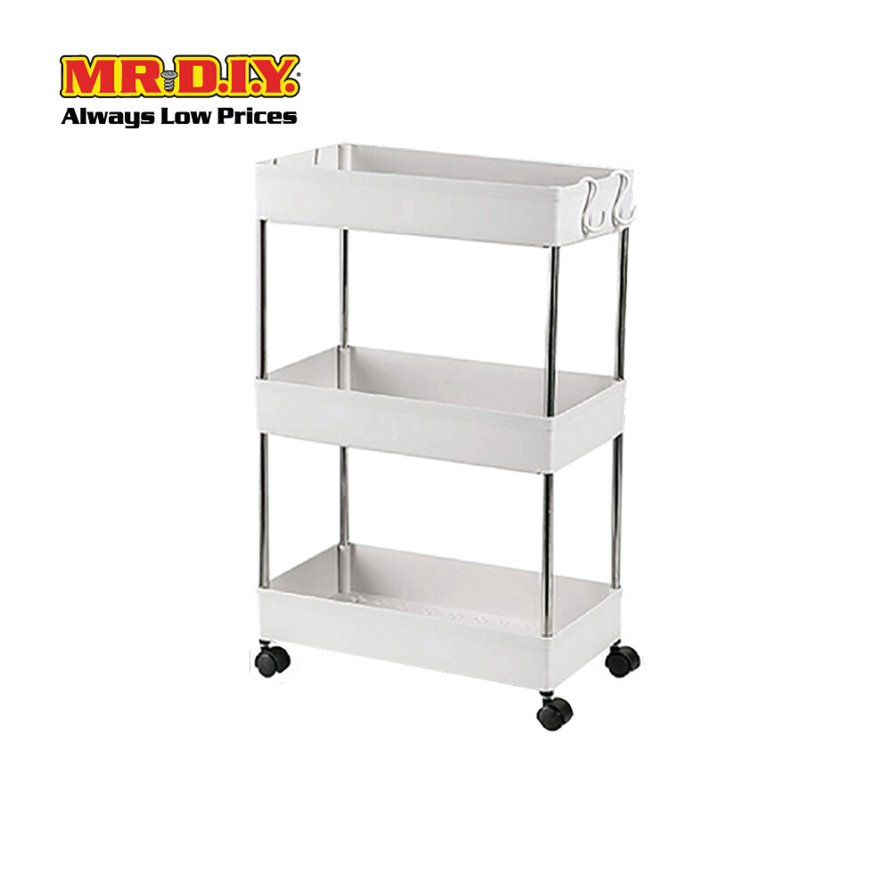 (MR.DIY) 3 Tier Storage Rack (40cm x22cm x 64cm) | Lazada