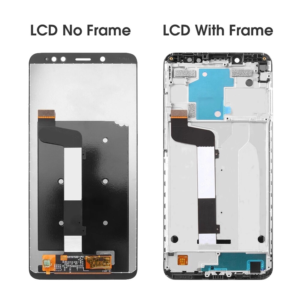 For Xiaomi Redmi Note 5 / Note 5 Pro LCD Display Touch Screen Digitizer Assembly With Frame Replacement