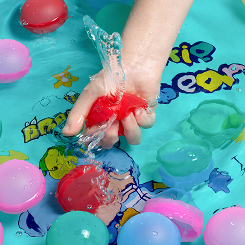 New Silicone Water Balloon Toys Summer Water Burst Ball Splashing Toys Splashing Water Festival Outdoor Water Fight Swimming Pool Water Toys