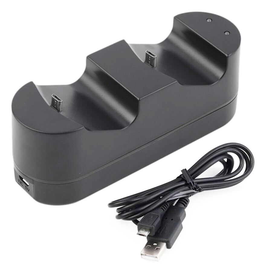 Đế Sạc Bộ Điều Khiển PS4 Cho PlayStation4 / Slim PS Pro Dualshock 4 Đế Sạc Bộ Điều Khiển Tay Cầm Chơi Game Có Dây Cáp