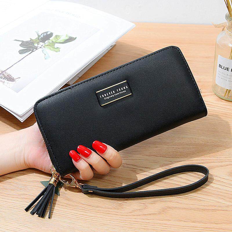 Wanita Dompet Wanita Genggam Dompet 2019 Baru Siswa Perempuan Korea Versi Zipper Multi-Fungsi Panjang kapasitas Besar Dompet