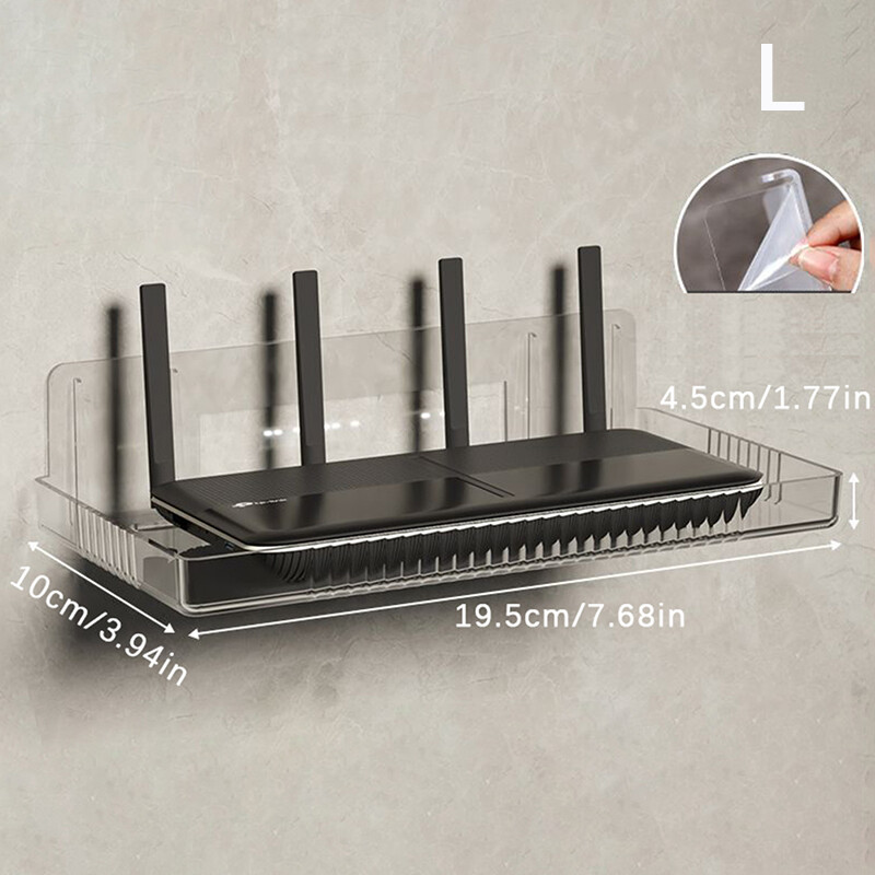 Good Lifer Wall Mount Floating Stand Shelf For Security Camera Mini Speaker Storage Stand