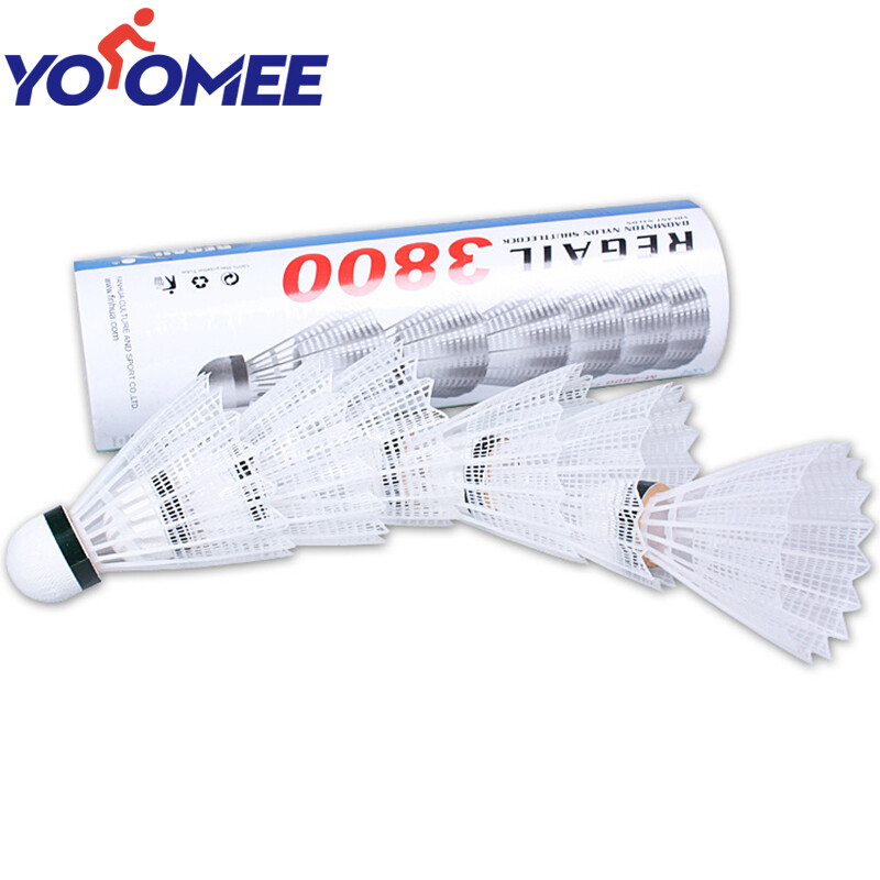 Yoomee 6Pcs Shuttlecocks Durable Plastic Badminton Shuttlecocks Indoor Outdoor Sports Windproof Shuttlecock Badminton Balls
