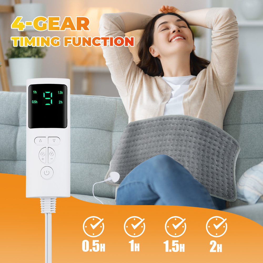 58*29Cm miếng sưởi ấm chạy điện Chăn Nước Nóng Mat Pad Hẹn Giờ 9 Nhiệt Độ Vật Lý Trị Liệu Nóng Lên Pad Cho cổ vai Trở Lại Cột Sống đau chân Relief