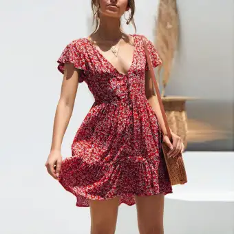 lazada boho dress