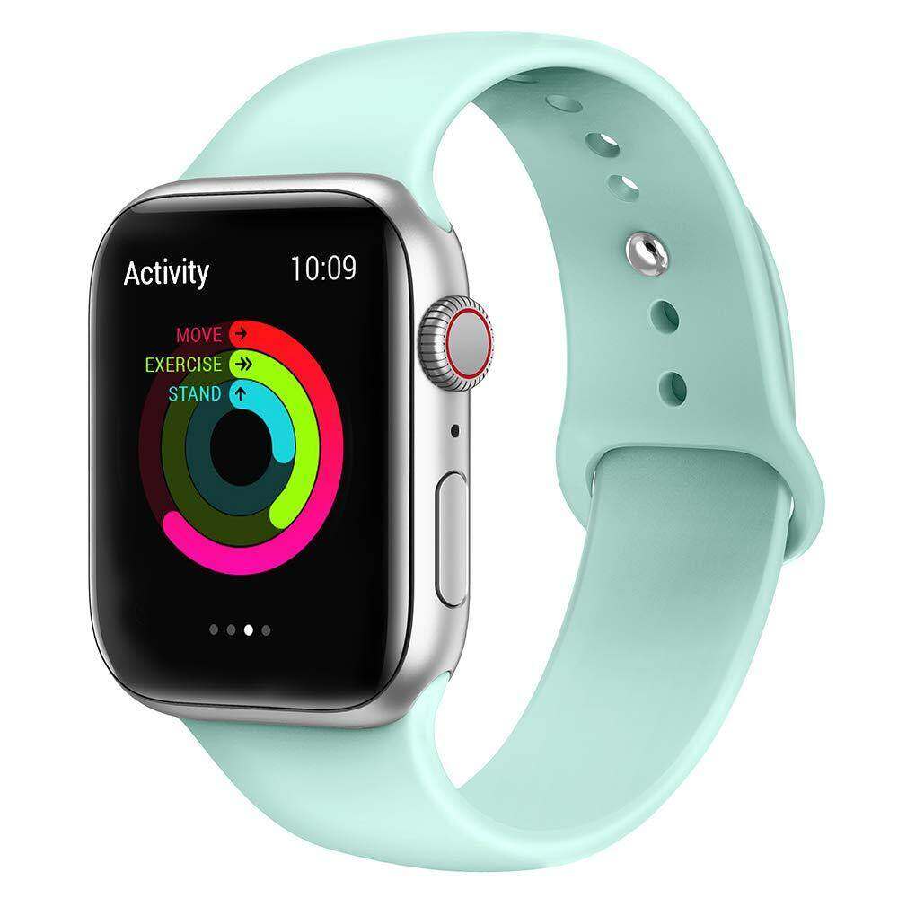 Soft Silicone Sport Band for 49mm Apple Watch Series 9 8 7 6 5 4 3 2 1 SE 42mm Wrist Bracelet Strap for Apple Watch Ultra Band 41mm 45mm 40mm 44mm Accessories