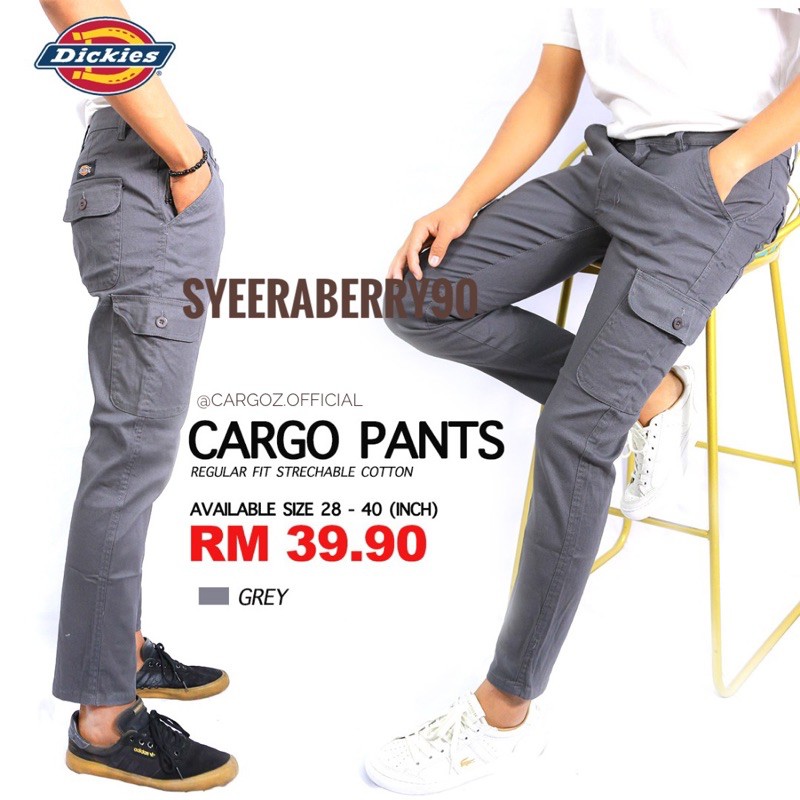 Dickies Seluar Kargo Slack 6 Poket Kain 