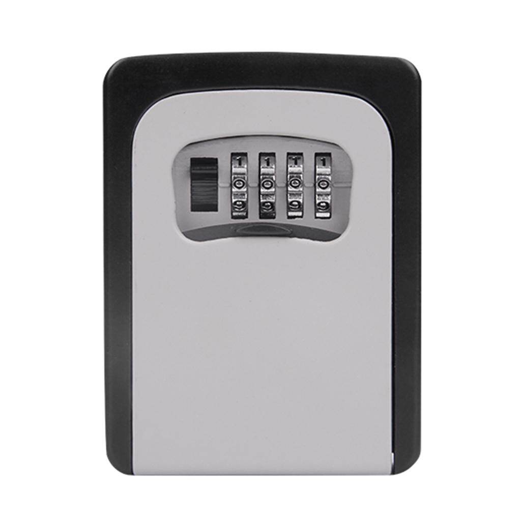 Blesiya 4 Digit Combination Key Lock Box Wall Mount Safe Security Storage Case 2pcs
