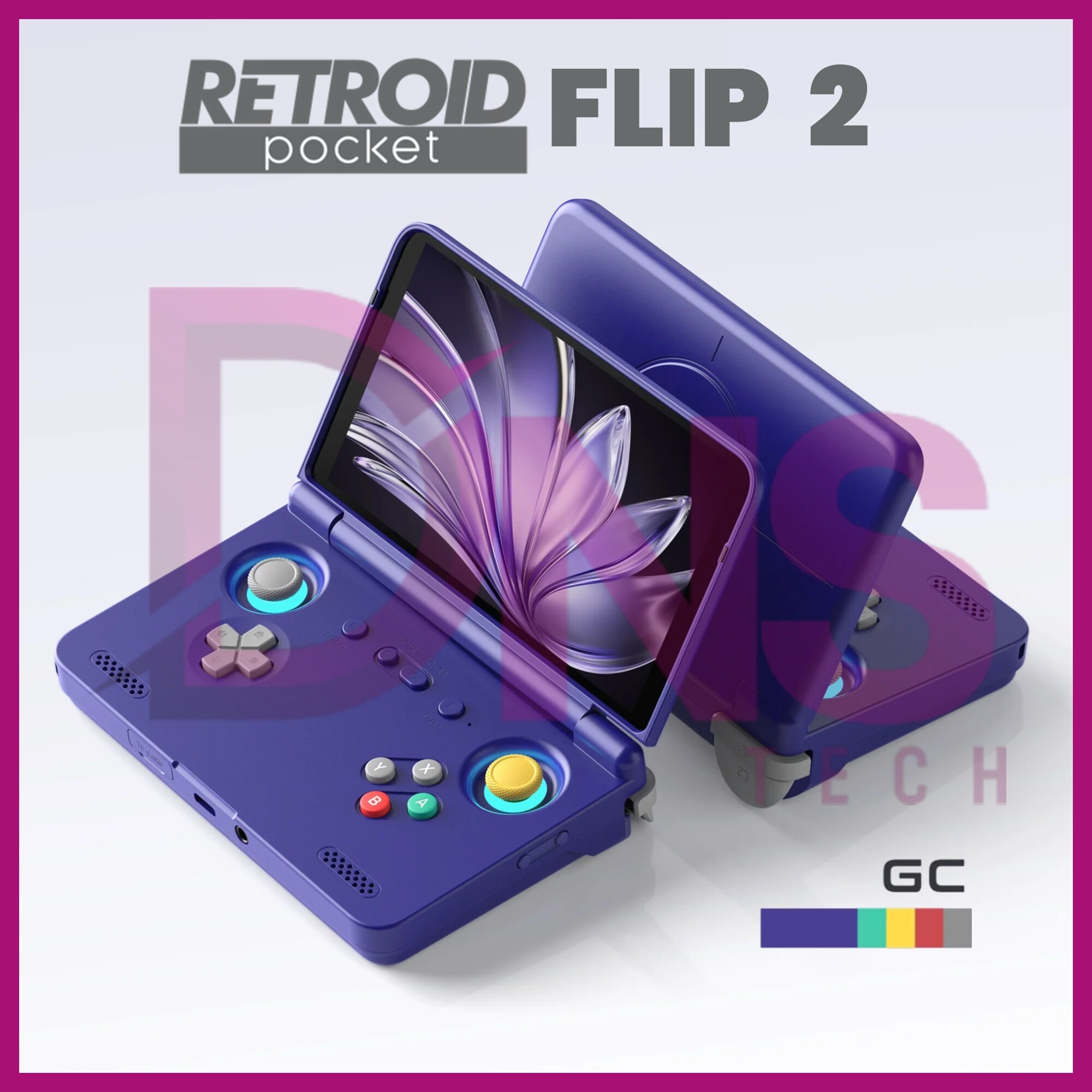 Retroid Pocket Flip 2 Gaming Handheld Console Snapdragon SD865