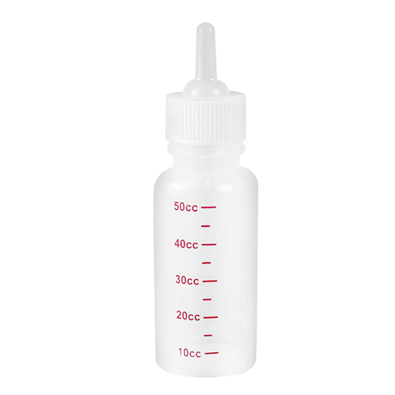 50/120ml Pet Milk Bottle Puppies and Kittens Cats Nursing Feeder Milk Bottle Feed for Small Dogs/Cats