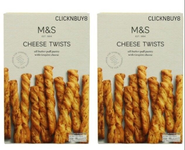 M\u0026S Cheese Twists 250g (TWIN PACK) x1 