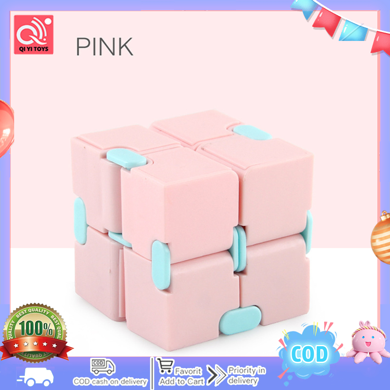 2x2 Magic Cube Pocket Flip Infinite Speed Cube Decompression Educational Toys For Children Birthday Gifts