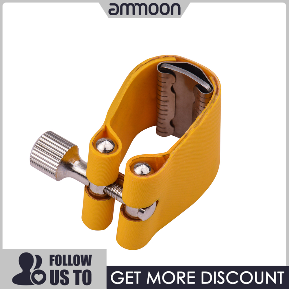[ammoon]quà bí mật Alto Sax Saxophone Mouthpiece Cap Ligature for Sax Accessory Replacement