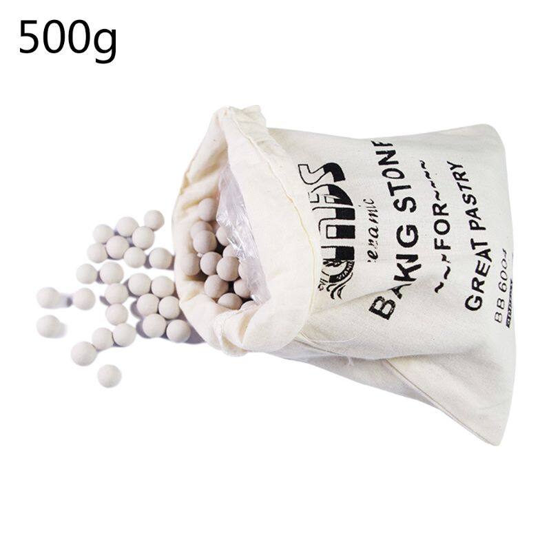 Hạt Đậu Nướng Bánh Cordierite 500G Đá Ép Trọng Lượng Kèm Túi Đựng, Nhiệt Độ Cao