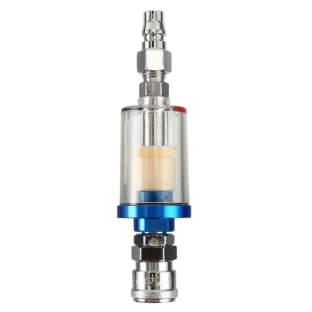 In Line Oil Water Separator Filter Seperator 1/4  Air Brush Compressor Tool Trap