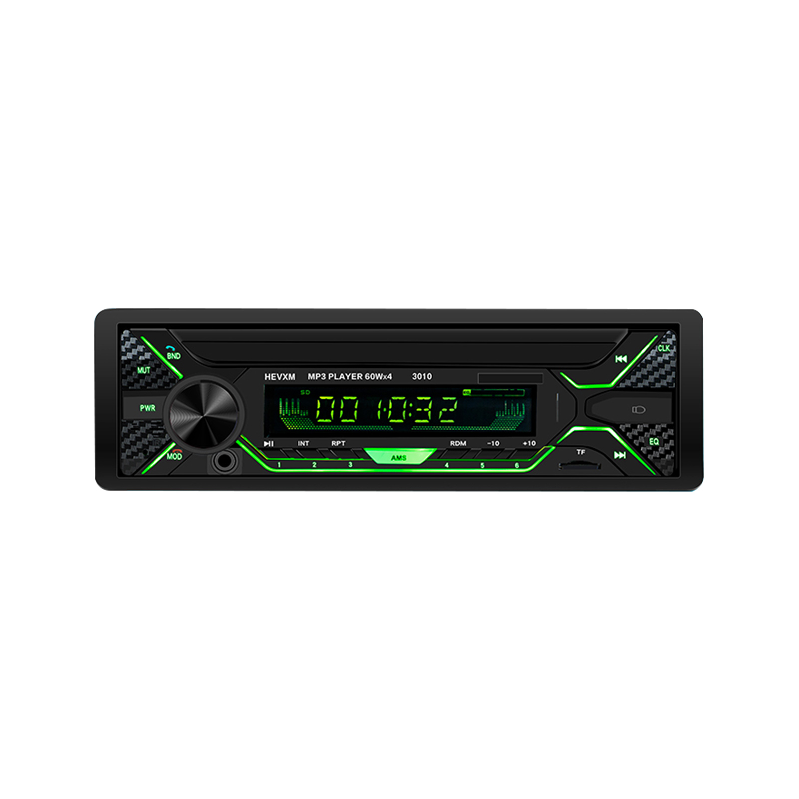 HEVXM Pemutar MP3 Stereo Mobil 7 Warna 