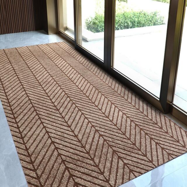Large Long Thin Doormat for Mall Entrance Door Outdoor Indoor Striped