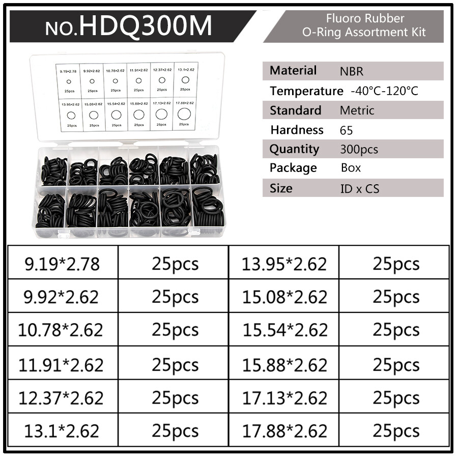 [Ready Stock]Inner Diameter x Thickness IDxCS ID 2.9mm-30mm CS 1mm-4mm Specail Size Oring Set Gasket Set Tools Black NBR Rubber O Rings O Ring O-Ring