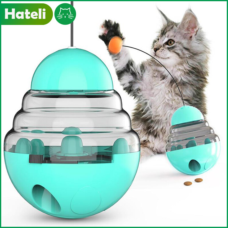 1pcs Cat Toy Funny Pet Training Tool Cat Leaking Food Ball Tumbler Interactive Cat Toy