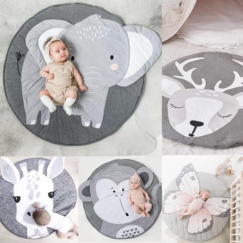 Kid Baby Play Mat Crawling Carpet Rug Floor Game Play Blanket Developmental Toy