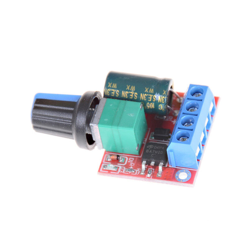Rayua Mini DC Motor PWM Speed Controller 5A 4.5V-35V Speed Control Switch LED Dimmer