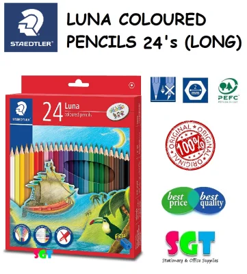 Staedtler Luna Permanent Colored Pencil (24 Colors) (Art. Nr. 136 C24 TH)