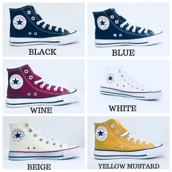converse high cut mustard
