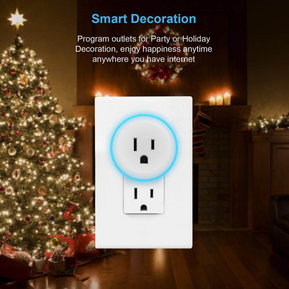 ĐÈN LED Coloured Đèn WIFI Ổ Cắm Thông Minh Làm Việc với Amazon Alexa Finleystore