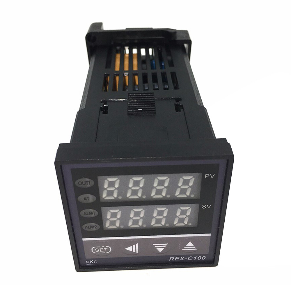 REX-C100FK02-V Cảm Biến Thông Minh * Bộ Điều Khiển Nhiệt Độ Thông Minh, Đầu Ra SSR + Đầu Dò SSR-40 DA + K Cặp Nhiệt Điện + Tản Nhiệt