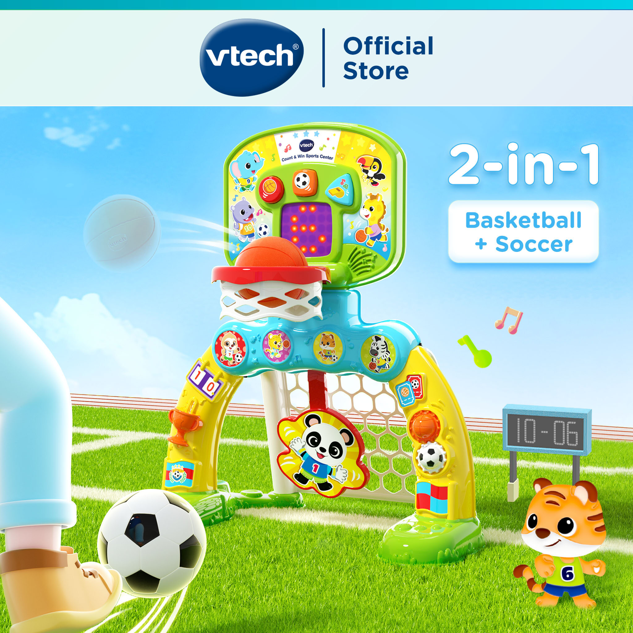 Football Goal Vtech Sports VTech In Basketball And Soccer Sports