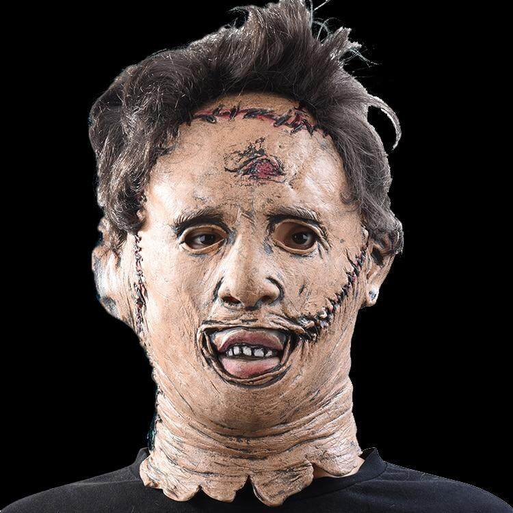 The Texas Chainsaw Massacre Leatherface Masks Scary Movie Cosplay Halloween Costume Props High Quality Toys Party Latex mask