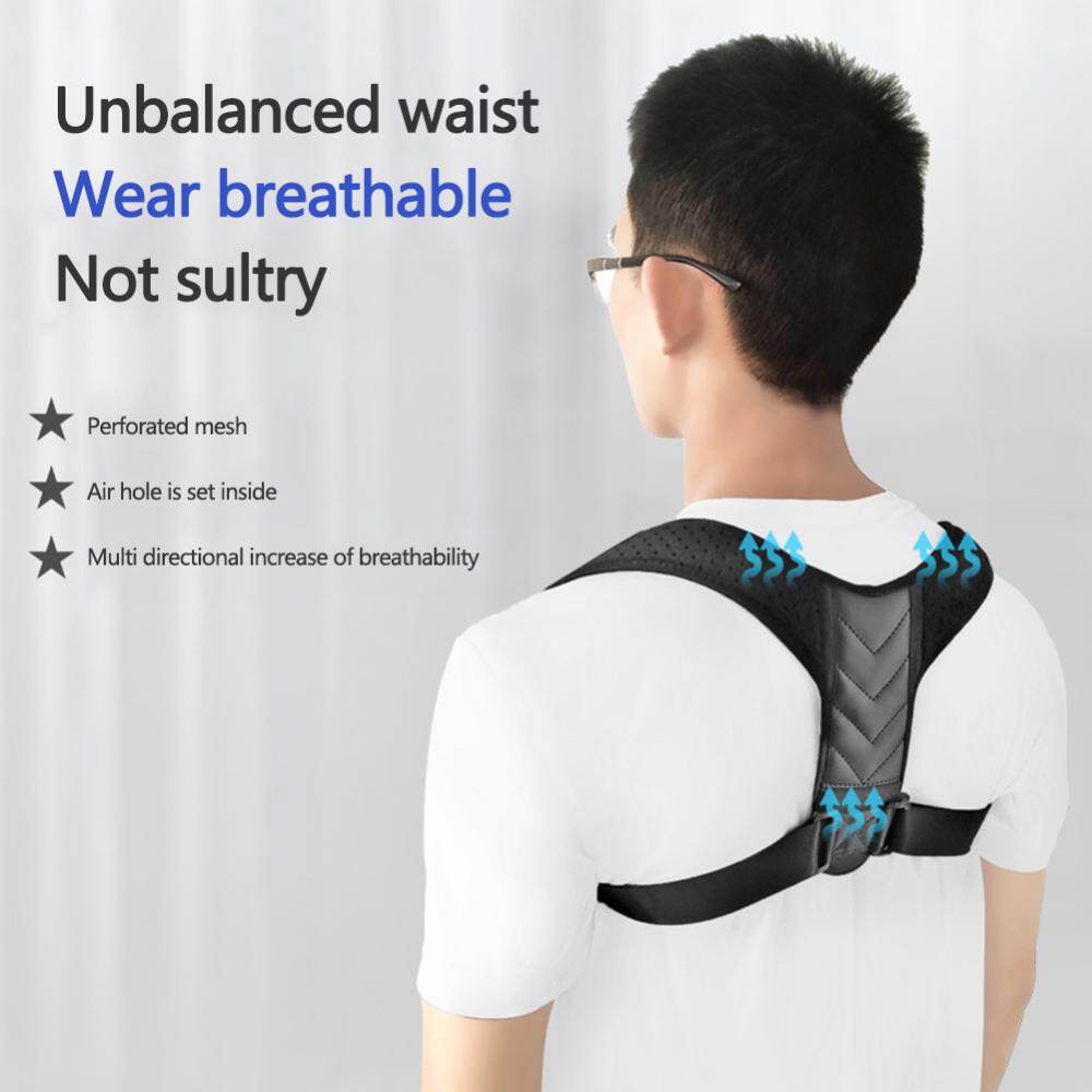 Có thể điều chỉnh tư thế xương đòn Corrector vô hình Unisex Vai đai đeo hỗ trợ thắt lưng xách tay tư thế lưng gù Corrector mềm thoải mái cho văn phòng