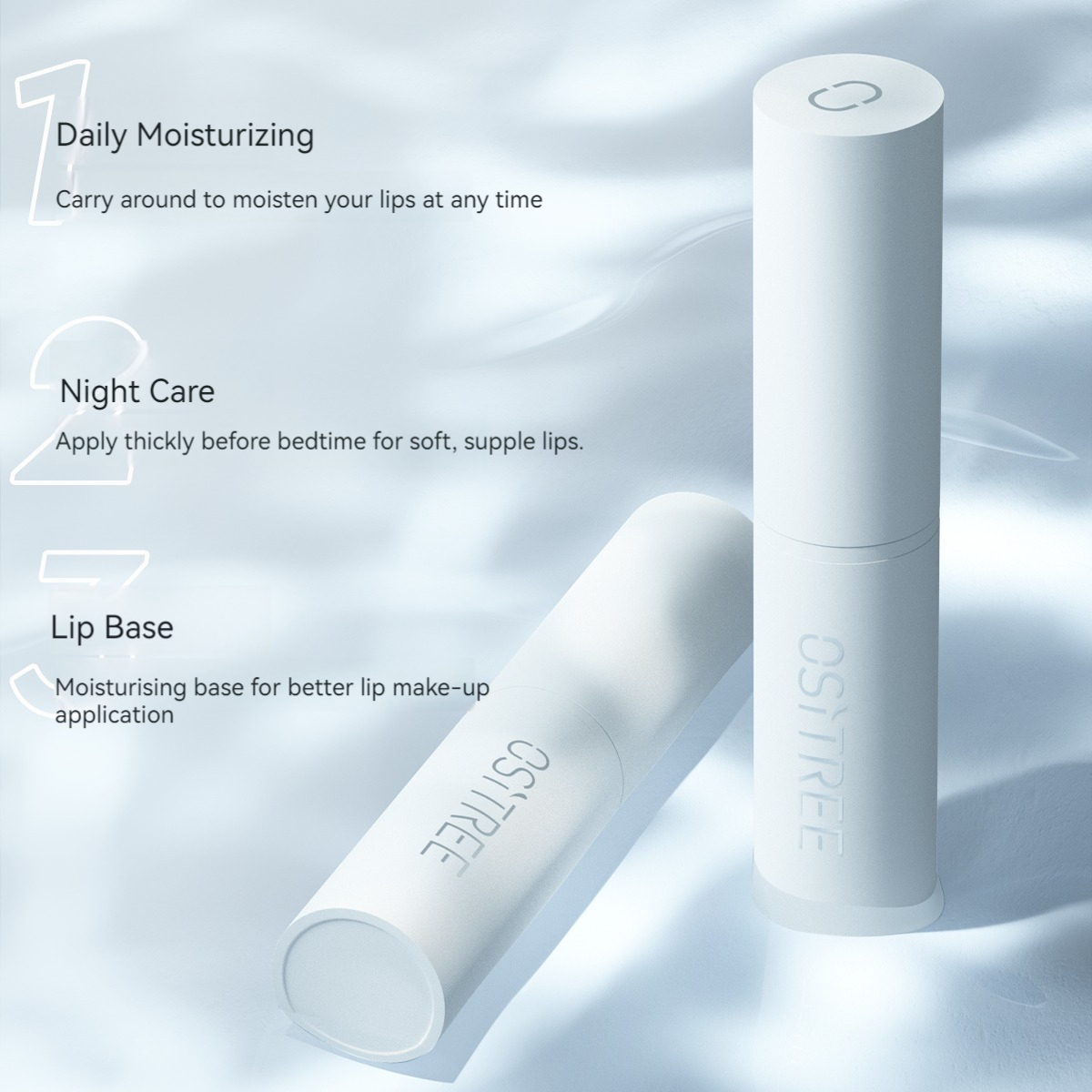 Ositree dưỡng ẩm cho môi Balm nhẹ dưỡng ẩm chăm sóc môi