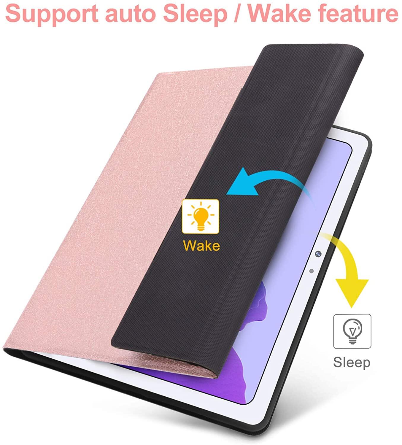 Vỏ bàn phím có chuột bluetooth cho Tab Samsung S9 Plus 2023, Tab S8 Plus 2022, bàn phím không dây có thể tháo rời với nắp giá đỡ trọng lượng nhẹ mỏng cho Galaxy Tab S9 FE Plus, Tab S7 FE/Tab S7 Plus 12.4 inch