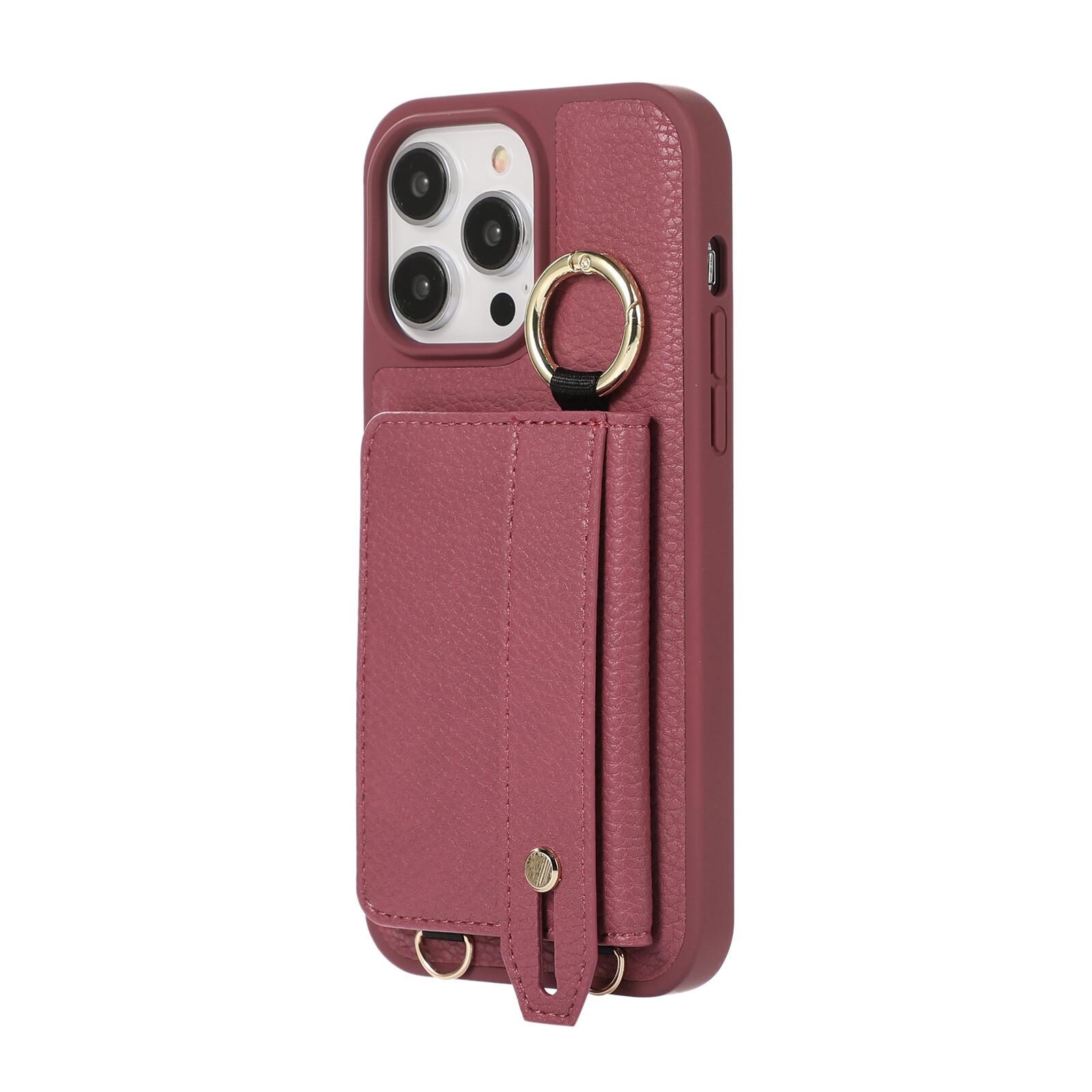 Túi đeo chéo trường hợp đối với iPhone 17 Pro Max 16 Pro 15 iPhone 14 Pro Max iPhone 13/12 Pro Max iPhone 11 16e trường hợp Ví đựng thẻ tín dụng da dây đeo cổ tay khung dây đeo chéo dây ruy băng iPhone trường hợp