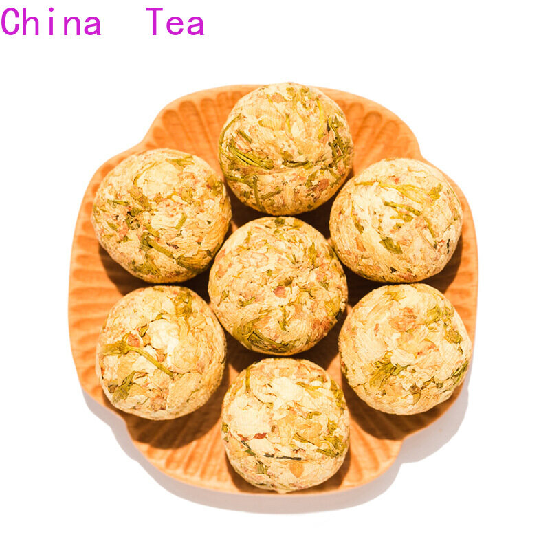 rose jasmine tea beads Pu'er tea scented tea散装
