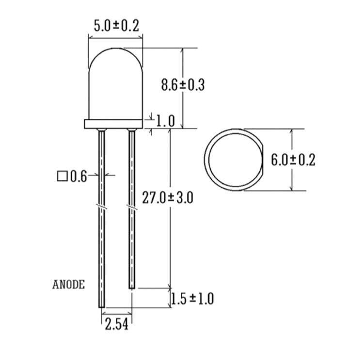 Combo 10 Led Siêu Sáng 5mm Các Màu