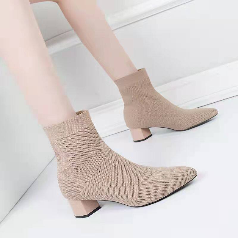 New Women Ankle Chelsea Boots Buckle Ladies Chunky Heel Leisure Shoes Size 34-42 New Women Ankle Chelsea Boots Buckle Ladies Chunky Heel Leisure Shoes Size 34-42