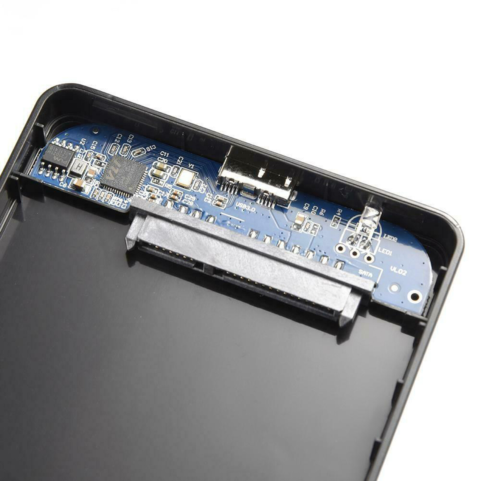 H-E Hộp Đựng Ổ Cứng HDD Đóng Ngoài USB 3.0/2.0 5Gbps 2.5Inch SATA Cho Máy Vi Tính