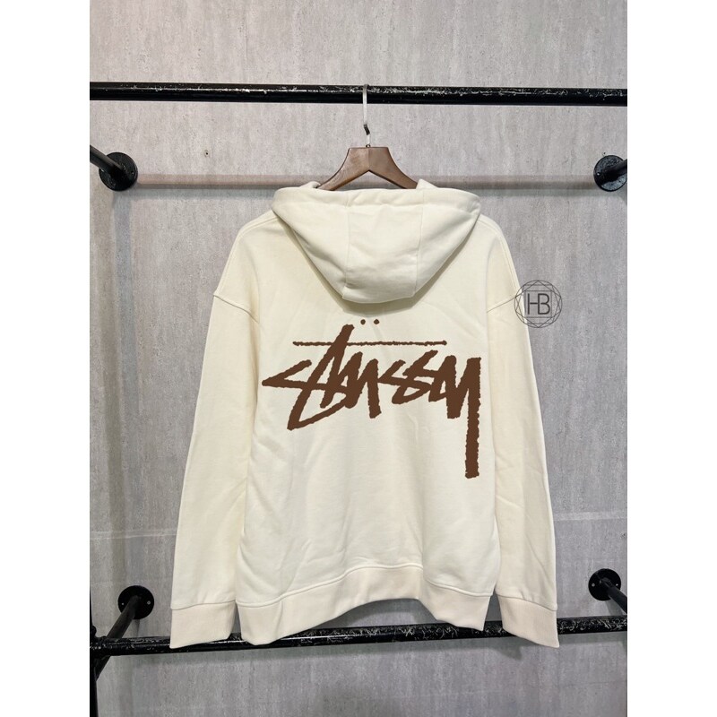 Áo Hoodie Zip Stussy Basic