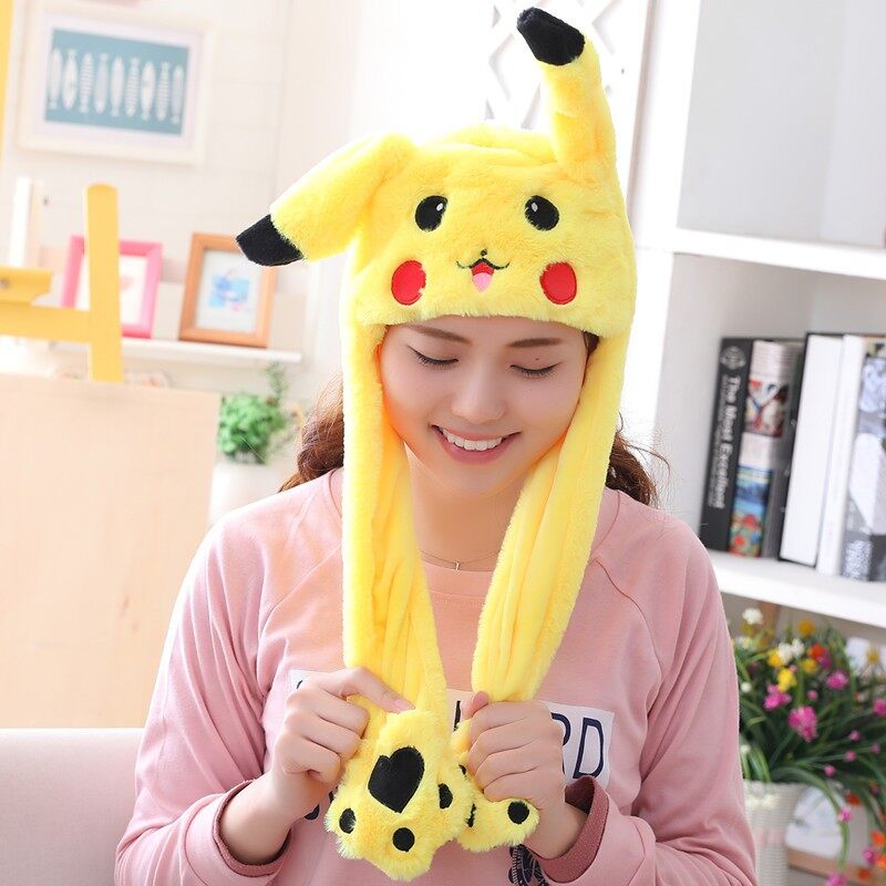 Fashion Moving Hat Rabbit Ears Plush 