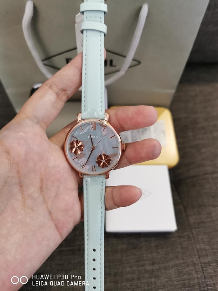 Real Photo) Original Fossil Womens Flowerjacqueline ES4813 Light