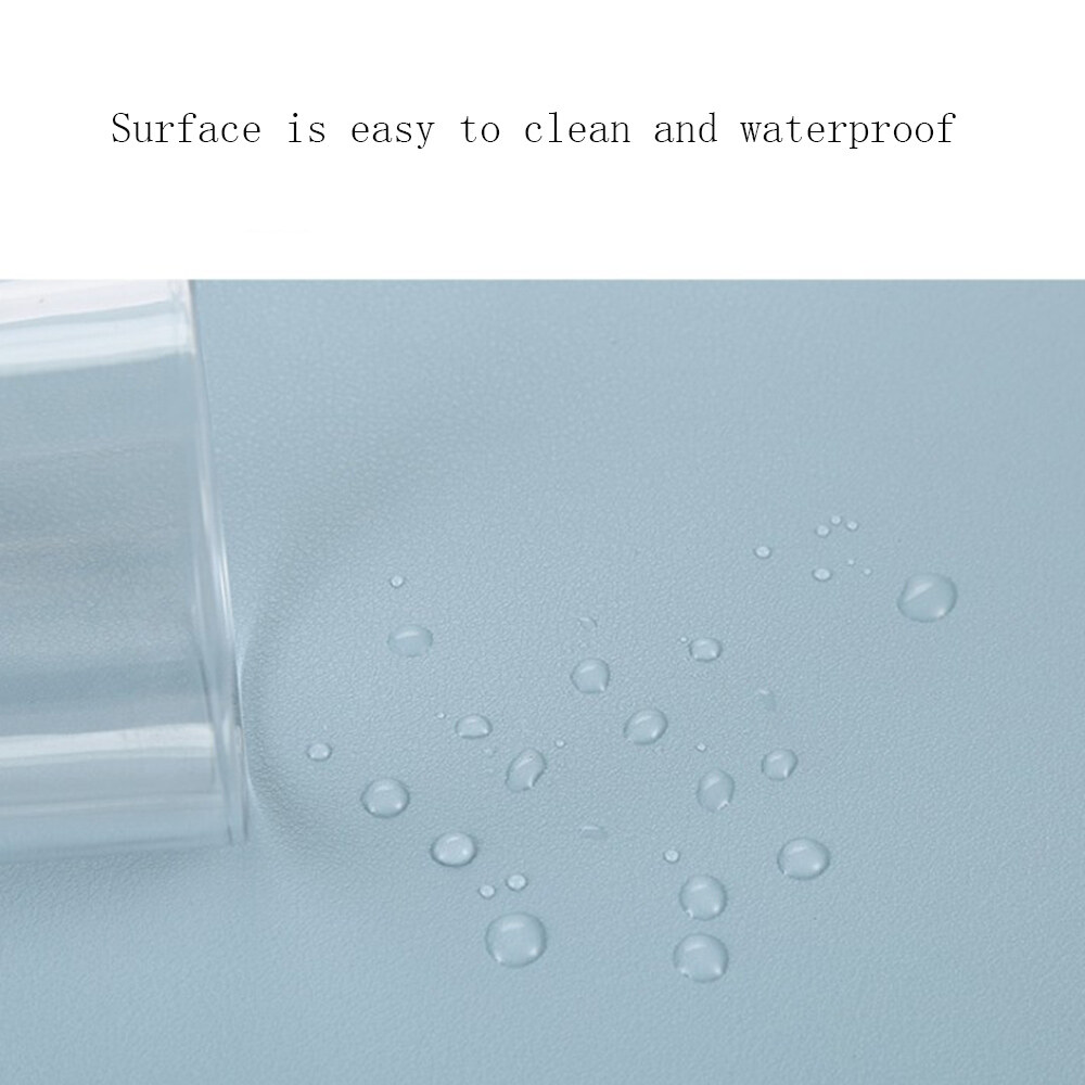PU Waterproof Computer Mouse Pad Simple Office Gaming Desktop Mouse Pad Mat