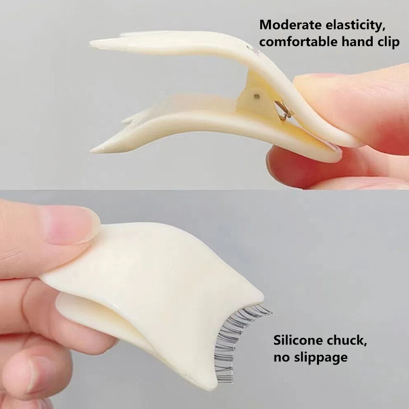 BEAUTYBIGBANG False Eyelash Aid Beauty Tool Plastic Eyelash Curler Paste False Eyelash Artifact
